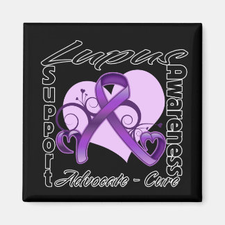 Hjärtband - Lupus Awareness Magnet