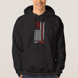 Hjärtbandsvecka Medvetandeflicka Snäll omfamning O Hoodie