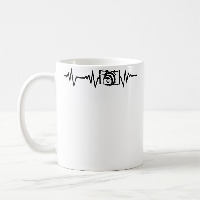 Hjärtbanksfotograf Kamera Fotografi Kaffemugg (Vänster)