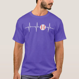 Hjärtbasboll Catcher Spelare Tränare Fans Män W T Shirt