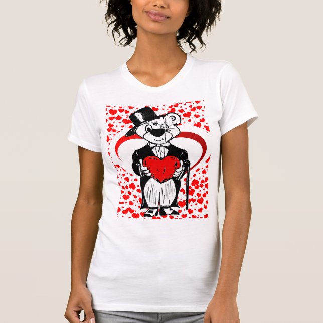 Hjärtbjörn! T Shirt (Framsida)