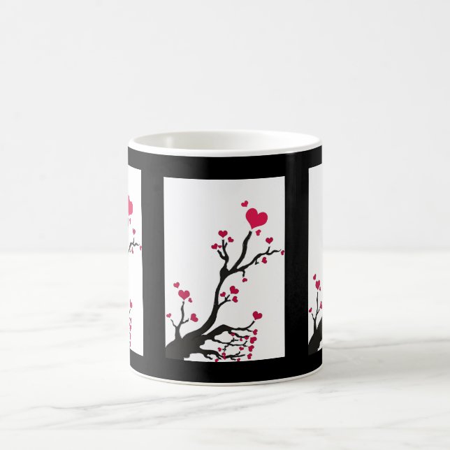 hjärtblock somstridd kaffemugg (Center)