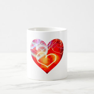 Hjärtblödning Kärlek Kaffemugg