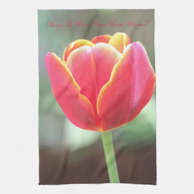 Hjärtblommor Kökshandduk (Vertikal)
