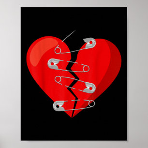 Hjärtbruten &Stift; Anti alla hjärtans dag Sjunga Poster