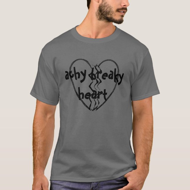 hjärtbrytning - tee shirt (Framsida)