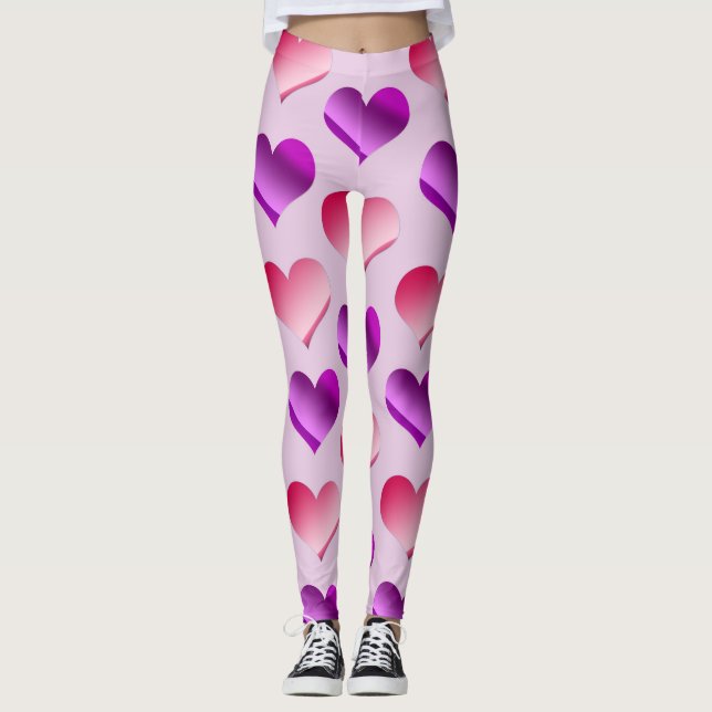 Hjärtbunkar Leggings (Framsida)