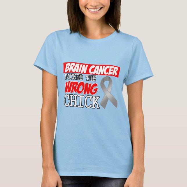 Hjärtcancern plockade fel Chick T-shirt (Framsida)