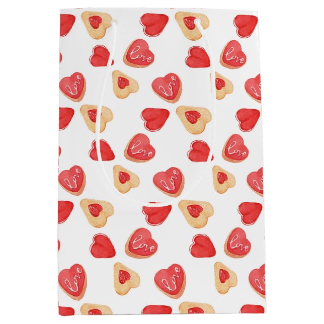 Hjärtcookie-Valentineser radbrytning Papper (Framsidan)