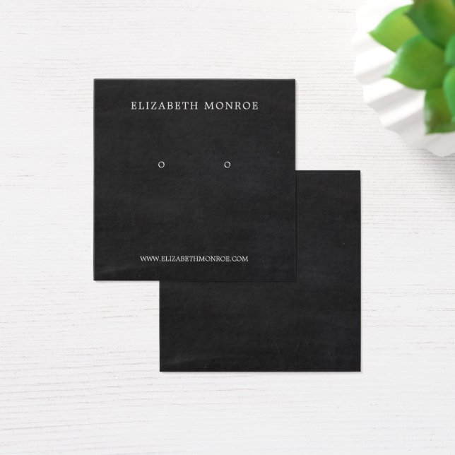 Hjärtdämpare, juvelerarVisning Fyrkantigt Visitkort (Skivbord)