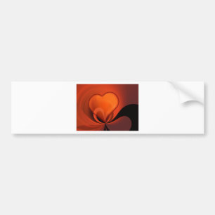Hjärtdesign Bildekal