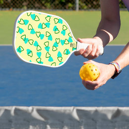 Hjärtdesign Pickle Ball-paddle