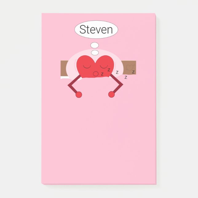 Hjärtdrömmar Rosans skuggor Post-it Block (Framsida)