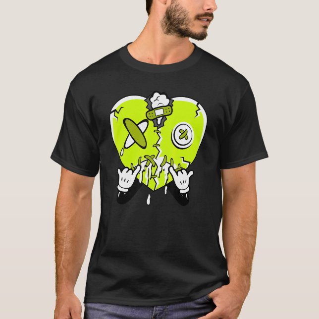 Hjärtdroppsströmmar OG Visionaire Volt 1s Morsa T Shirt (Framsida)