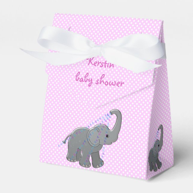 hjärtdusch - rosa presentaskar (Framsidan Sidan)