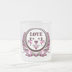 Hjärteälskare Glas Mugg