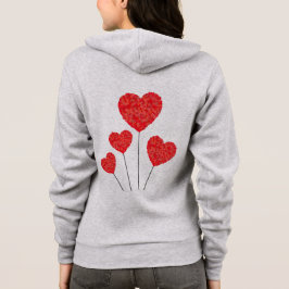 Hjärteballongillustrationsdesign T Shirt