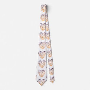 Hjärtekonsfärgade örter Tie, Valentine Slips