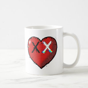 Hjärtemotté LÄMNAT poraffe mugg