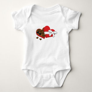 Hjärtepresentbox med choklad - Alla hjärtans dag T Shirt