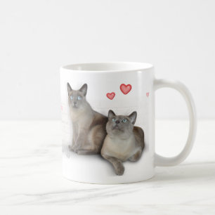 Hjärter 4 Katter Kaffemugg