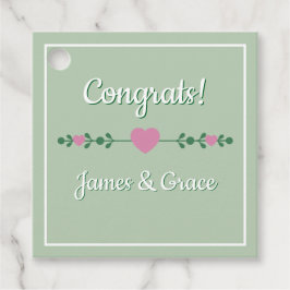 Hjärter! Anpassad förlovningsfest  Gåvor Etiketter