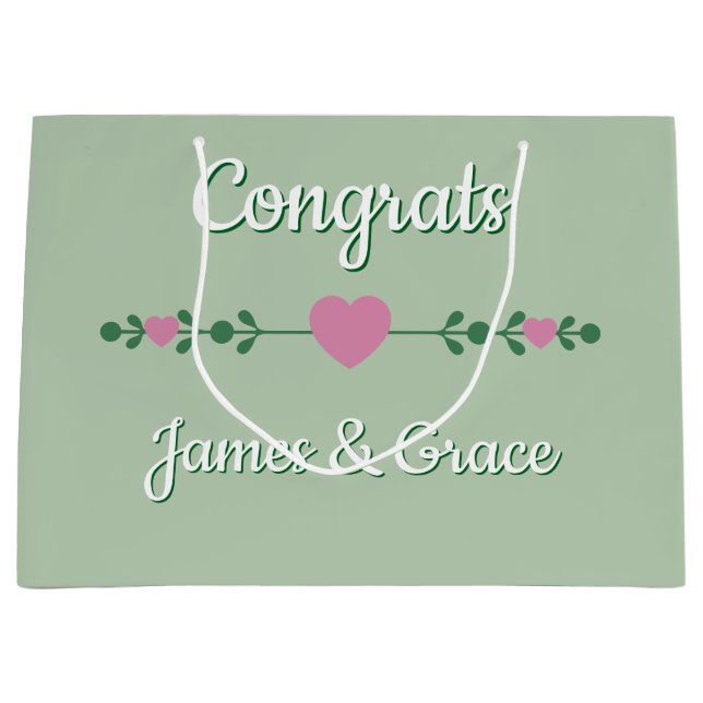 Hjärter! Anpassningsbar Förlovning /BRÖLLOP (Framsidan)