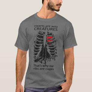 Hjärter är Vilder som gör att revbenen är T Shirt