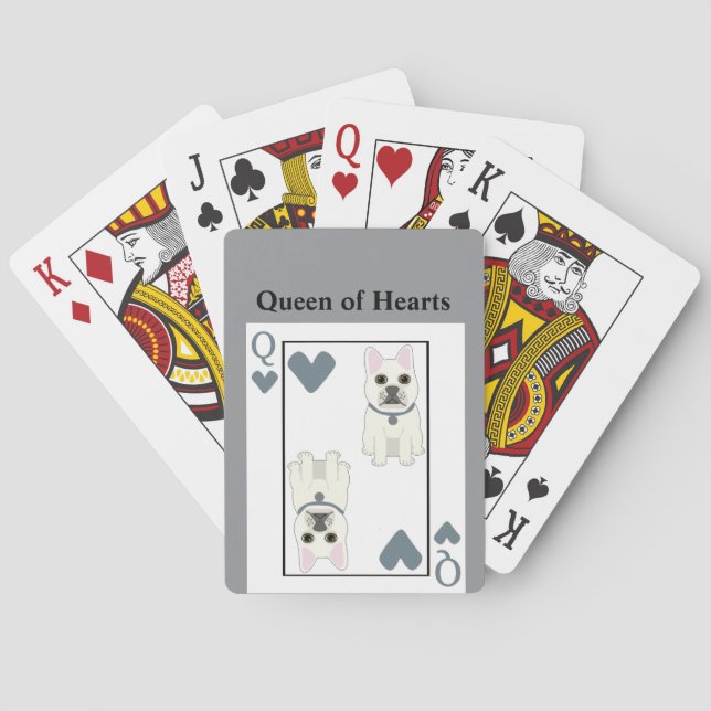 Hjärter Dam Casinokort (Baksidan)