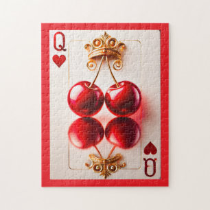 Hjärter Dam: Cherry Royale Pussel