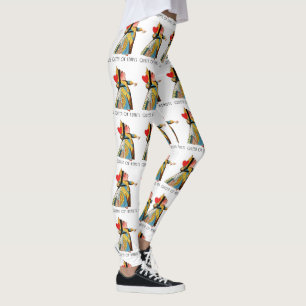 Hjärter Dam Klassisk Alice i Underlandet Leggings