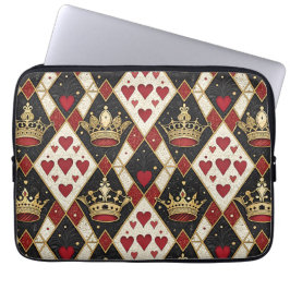 Hjärter Dam Laptop Fodral