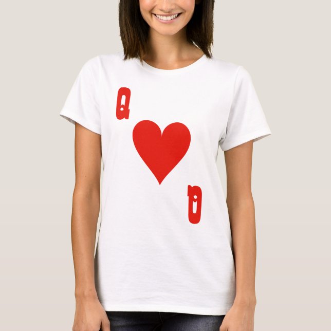 Hjärter Dam T-Shirt (Framsida)