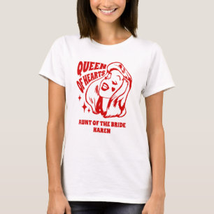 Hjärter Dams Faster till Bruden T Shirt