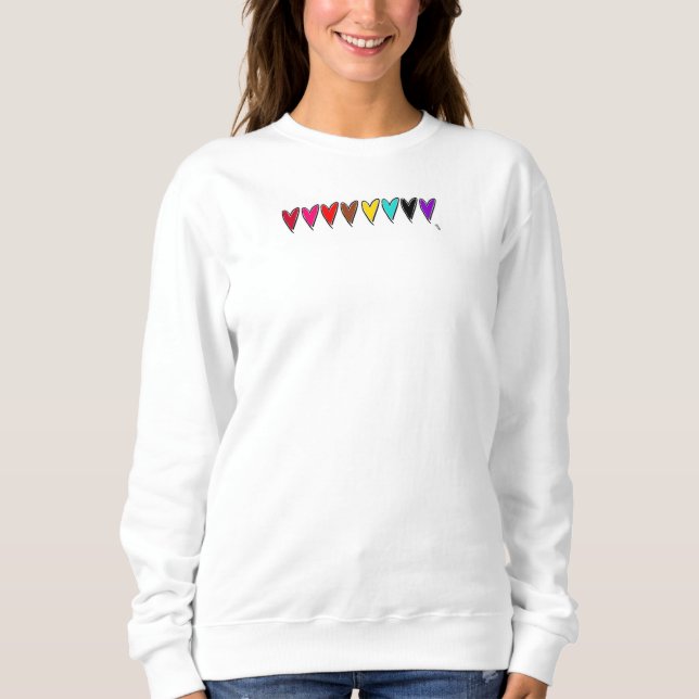 Hjärter för HBT-Pride T Shirt (Framsida)