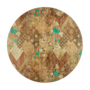 Hjärter för rund grunge Quilt Stars