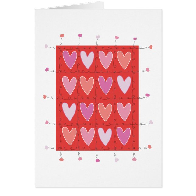 Hjärter Hälsningskort (Framsidan)