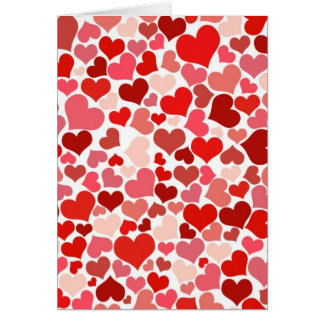 Hjärter Hälsningskort