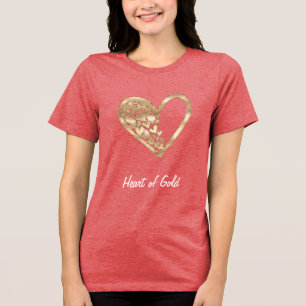 Hjärter i Guld T Shirt
