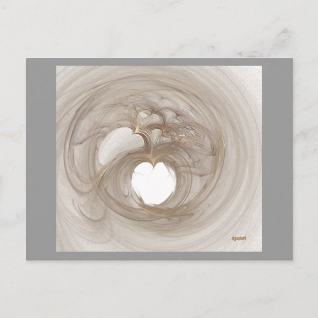 Hjärter i Guld Vykort (Framsida)