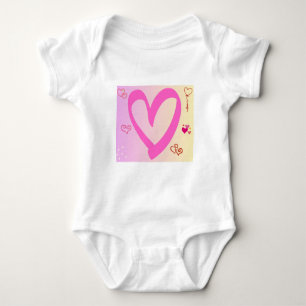 Hjärter i Rosa övertoning T Shirt