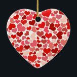 Hjärter Julgransprydnad Keramik<br><div class="desc">Hjärter</div>