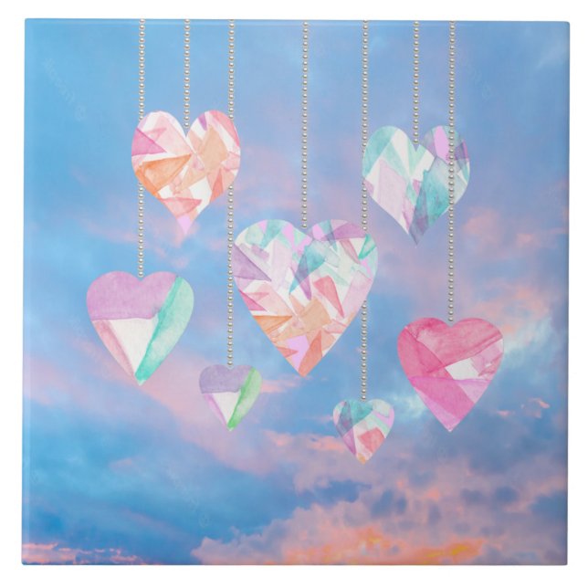 Hjärter Kakelplatta (Framsidan)