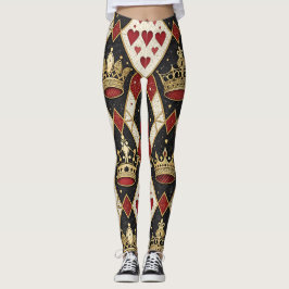 Hjärter Kung & Drottning Leggings