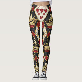 Hjärter Kung & Drottning Leggings