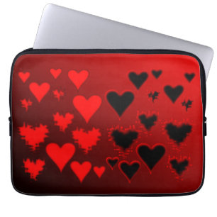 Hjärter Laptop Fodral