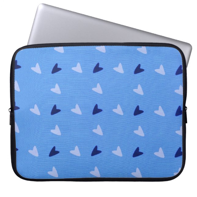 Hjärter Laptop Sleeve (Framsidan)