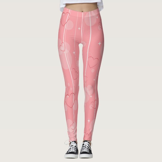 Hjärter Leggings (Framsida)