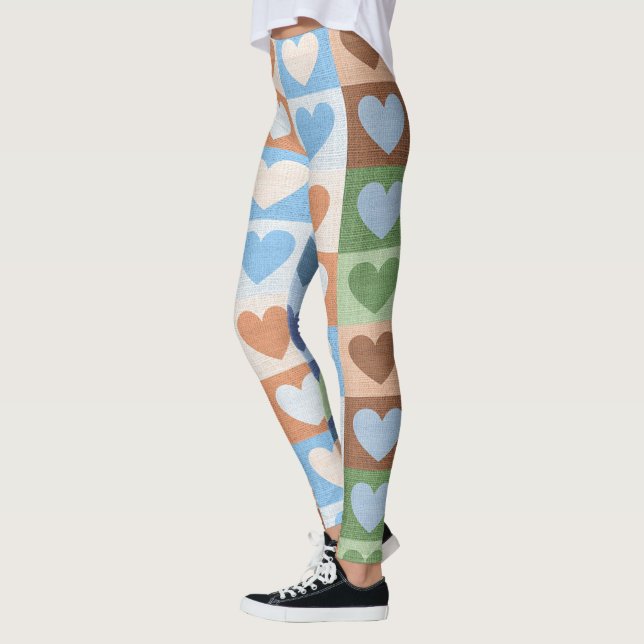 Hjärter Leggings (Vänster)