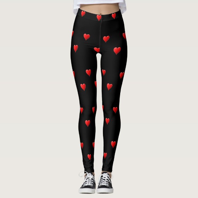Hjärter Leggings (Framsida)